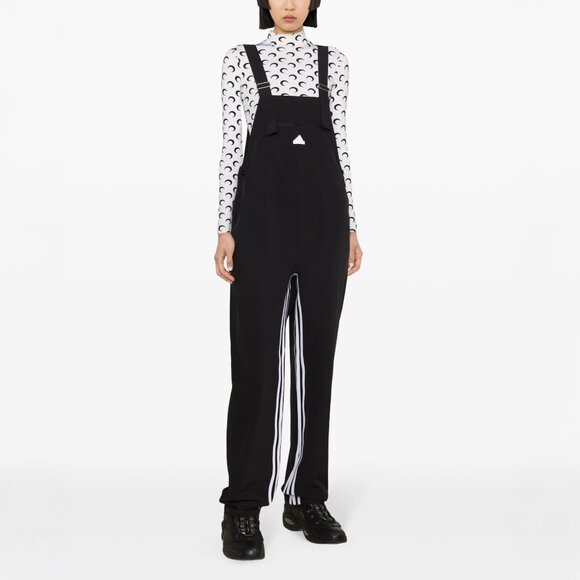 Adidas ALL-GENDER Dance DUNGAREE jumpsuit nylon overalls IN1816 Black XS New NWT - Picture 8 of 16